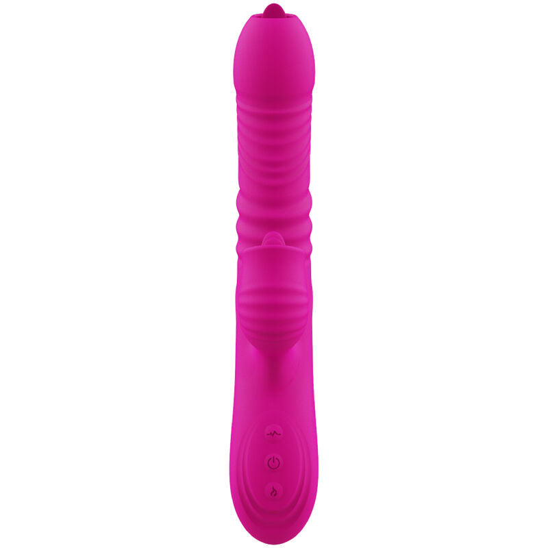 Armony - Fanny Multifunktions-Doppelzungenvibrator Fuchsia Wã„Rmeeffekt