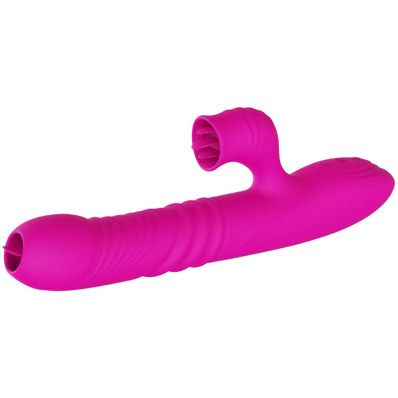 Armony - Fanny Multifunktions-Doppelzungenvibrator Fuchsia Wã„Rmeeffekt