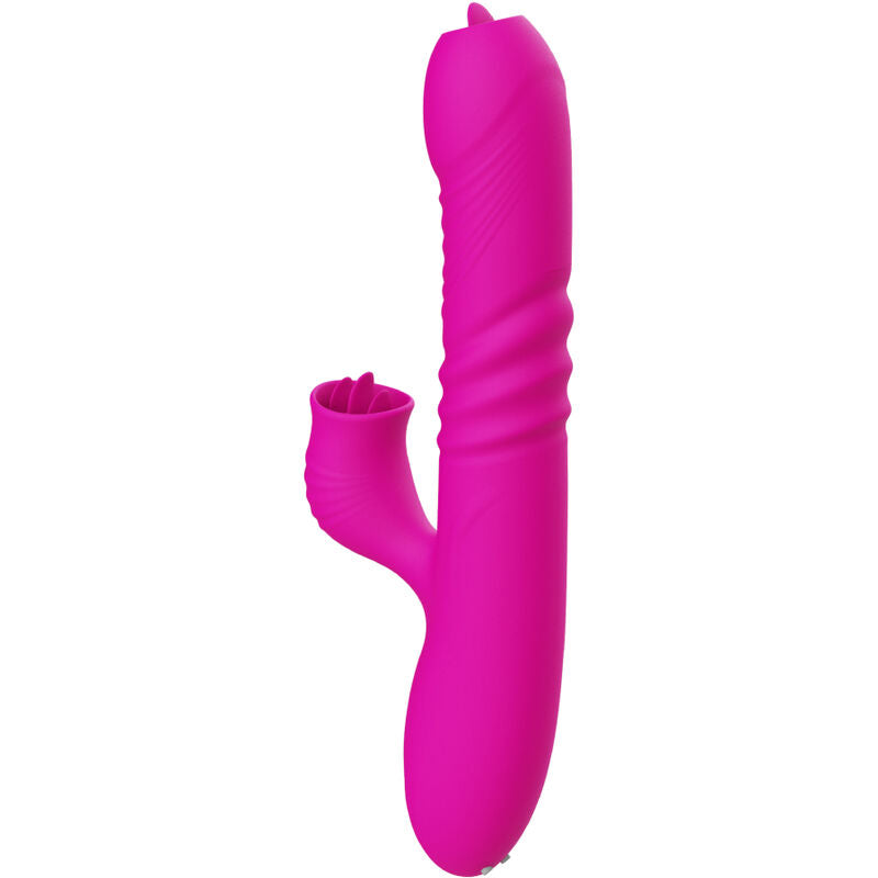 Armony - Fanny Multifunktions-Doppelzungenvibrator Fuchsia Wã„Rmeeffekt