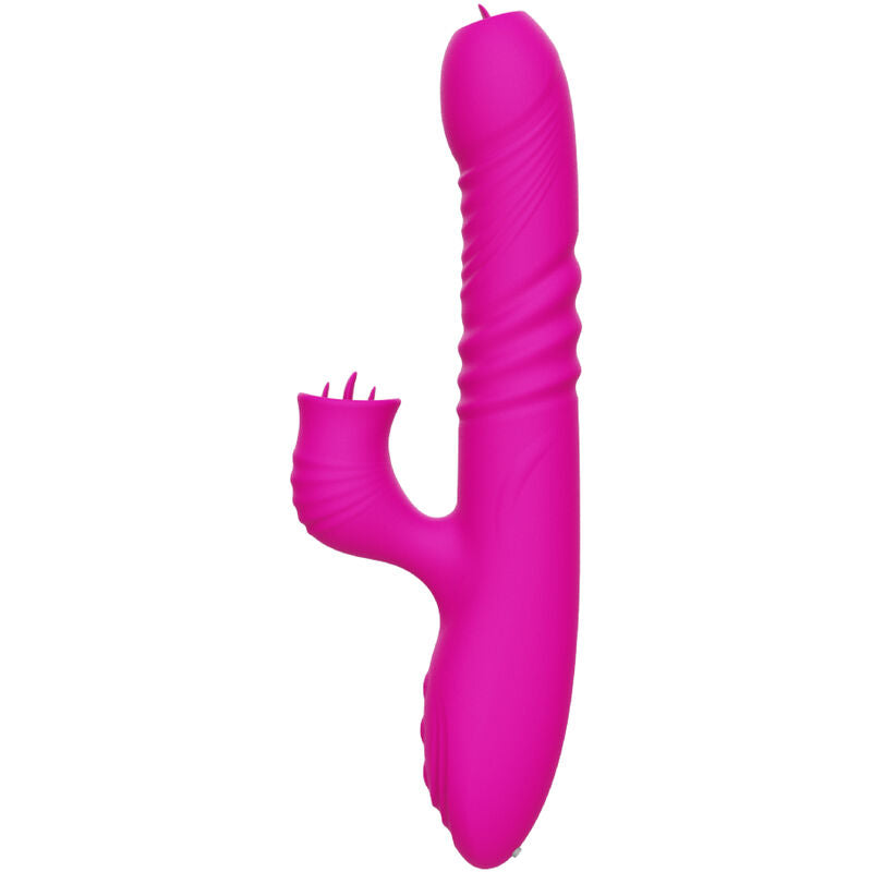 Armony - Fanny Multifunktions-Doppelzungenvibrator Fuchsia Wã„Rmeeffekt