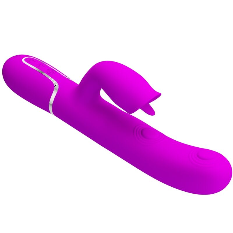 Pretty Love - Rabbit Vibrator with Licking Function Fuchsia