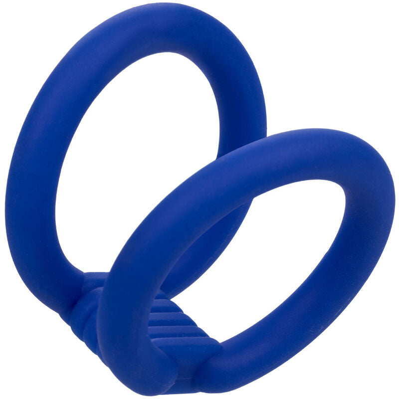 Calexotics - Admiral Dual Cock Cage Blau
