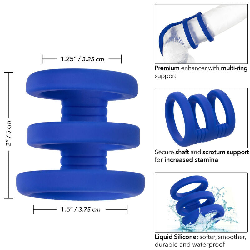 Calexotics - Admiral Triple Cock Cage Blue