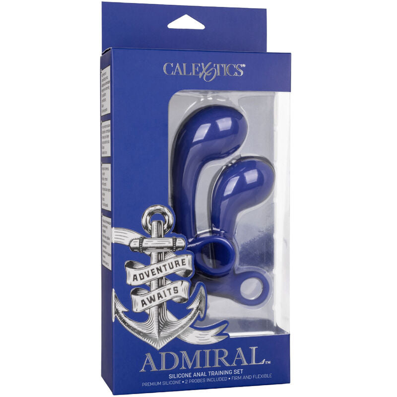 Calexotics - Admiral Set 2 Analplug Blau