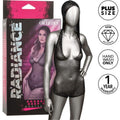 CALEXOTICS - RADIANCE DEEP V-BODYSUIT MIT KAPUZE UND ÜBERGRÖSSE
