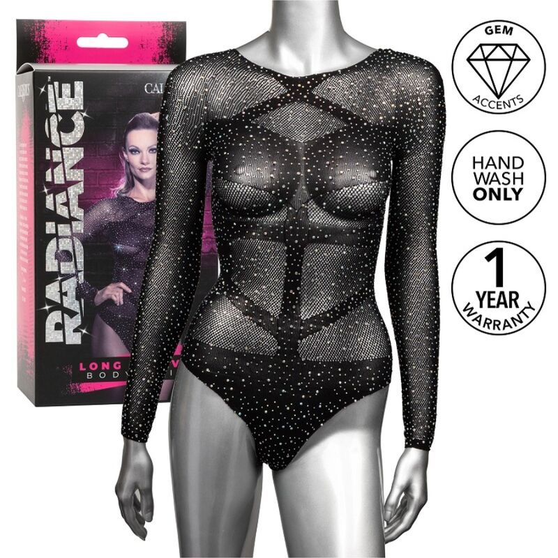 Calexotics - Radiance Long-Sleeve Bodysuit Rhine