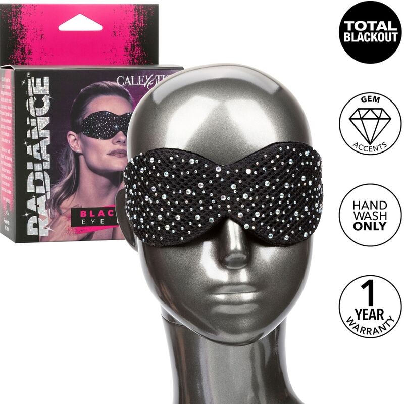 Calexotics - Radiance Blackout Rhinestone Eye Mask