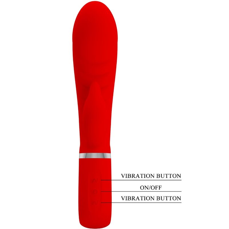 Pretty Love - Prescott Multifunctional G-Spot Vibrator Red