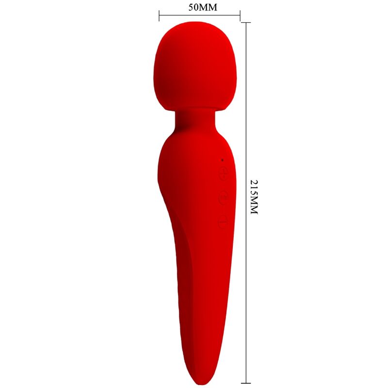 Pretty Love - Meredith Massager 12 Vibrationsmodi Rot