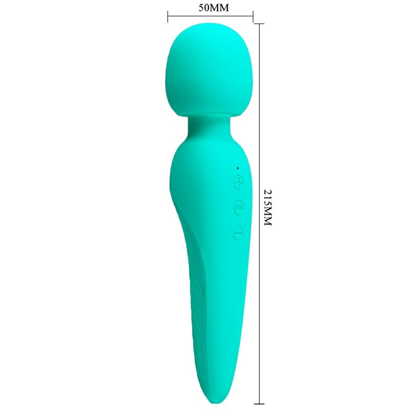 Pretty Love - Meredith Massager 12 Vibrationsmodi Aqua Grãœn