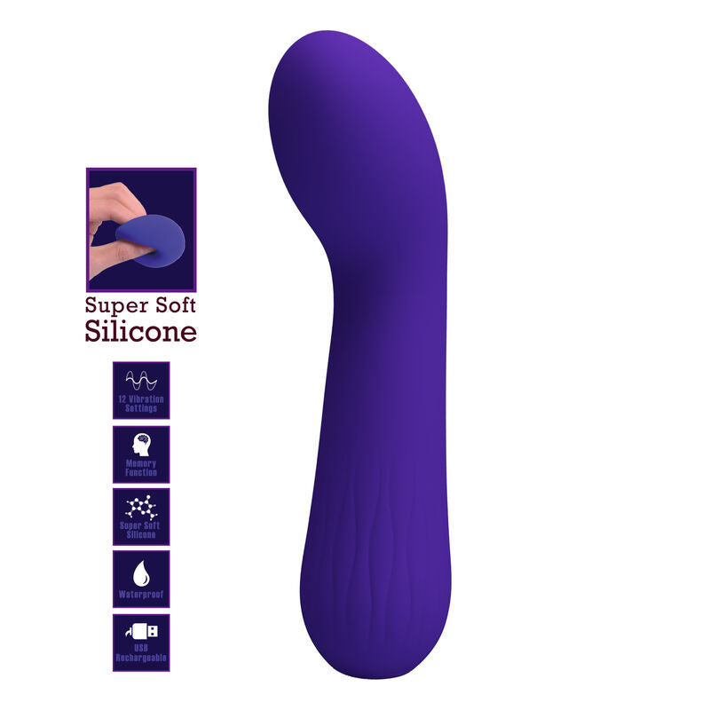 Pretty Love - Faun Wiederaufladbarer Vibrator Lila