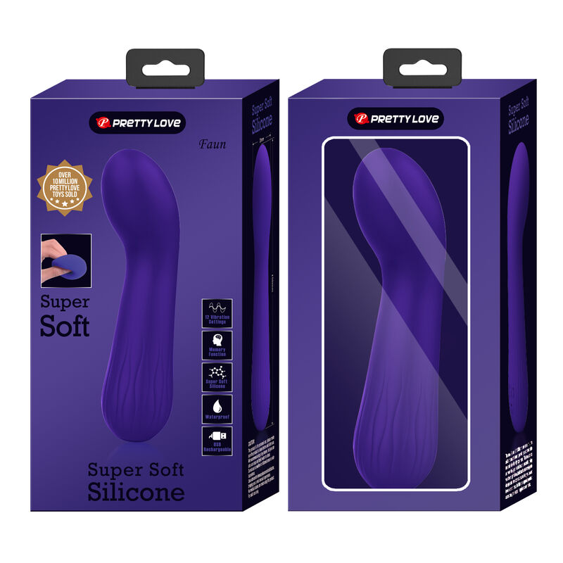 Pretty Love - Faun Wiederaufladbarer Vibrator Lila