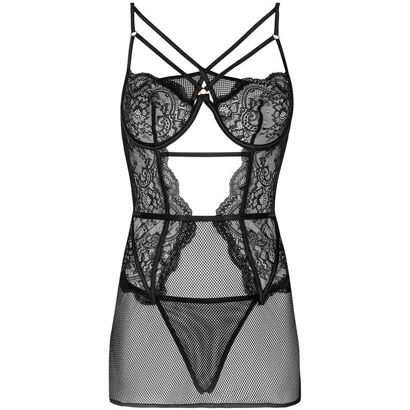 Livco Corsetti Fashion - Baririn Lc 90633 Hemd + Hose Schwarz