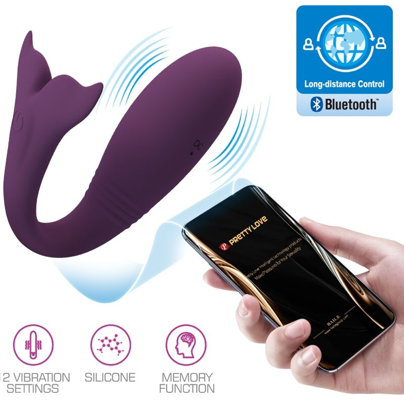 Pretty Love - Jayleen Vibrator Mit App-Fernbedienung Lila