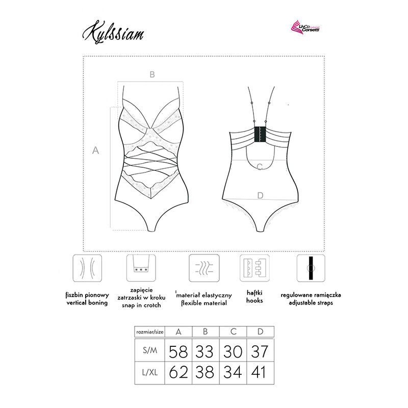 Livco Corsetti Fashion - Kylssiam Lc 90613 Kã–Rper Schwarz