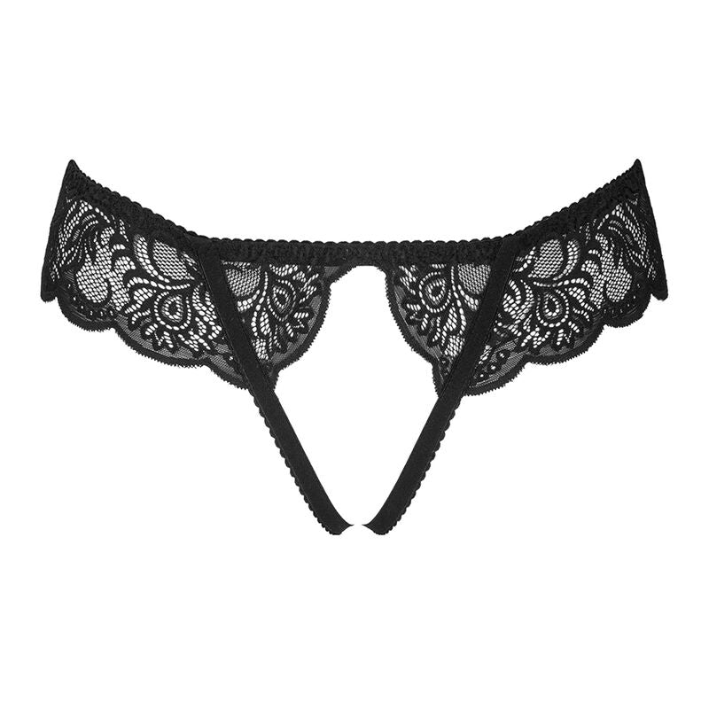 Livco Corsetti Fashion - Love Story Lc 90679 Panty Mit Schrittfreien Ohne Schwarz
