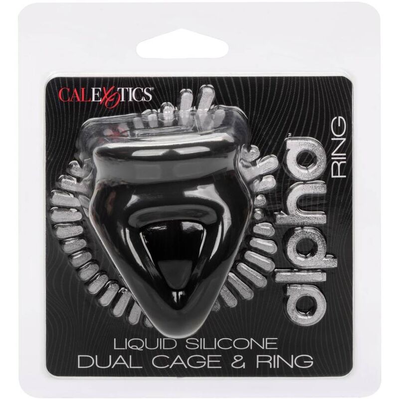 Calexotics - Alpha Dual Cage Ring Schwarz