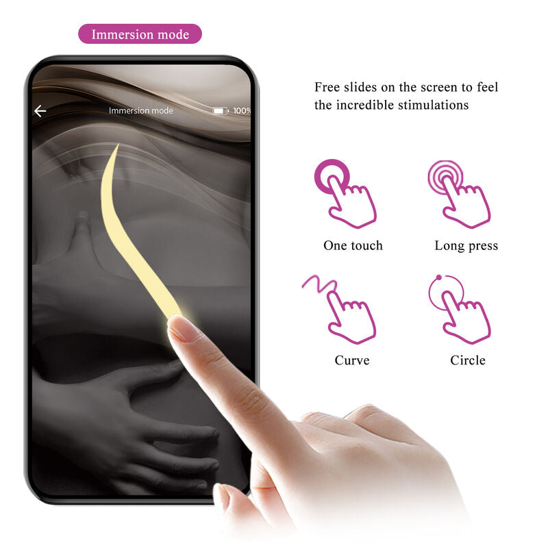 Pretty Love - Hector Electroshock Vibrator Per App-Steuerung Lila