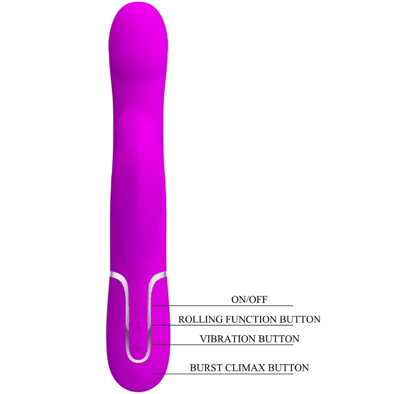 Pretty Love - Rabbit Vibrator Beads Violet