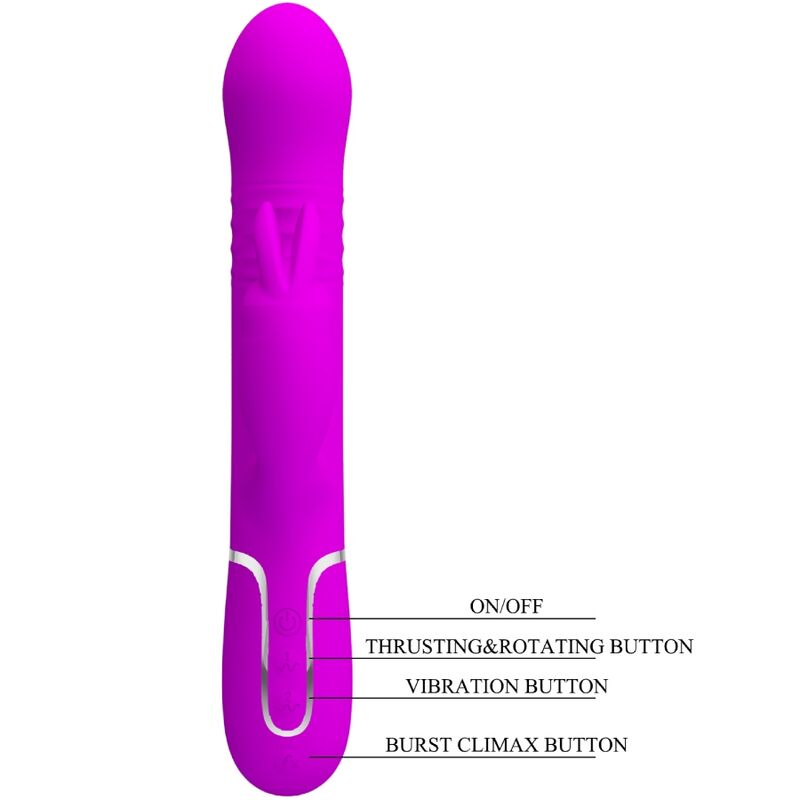 Pretty Love - Coale Rabbit Vibrator Beads Violet
