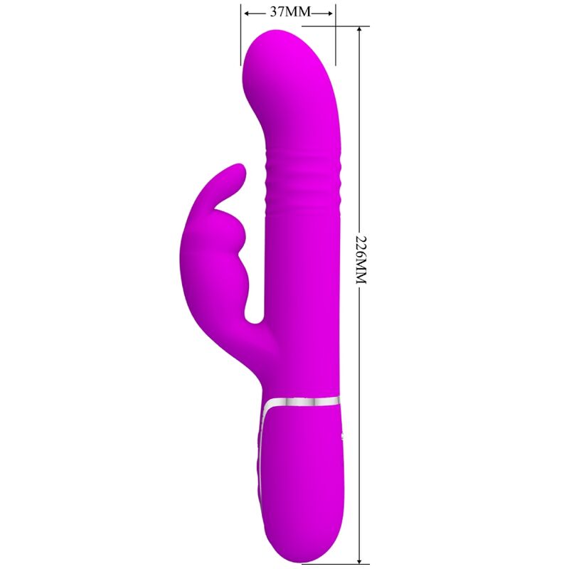 Pretty Love - Coale Rabbit Vibrator Beads Violet