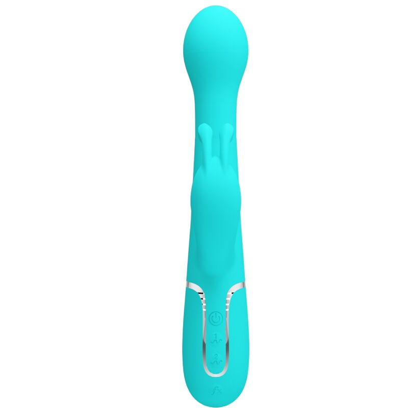 Pretty Love - Dejon Rabbit Vibrator 3-in-1 Multifunction Aqua Green