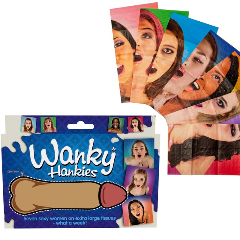 Spencer & Fleetwood - Wanky Hankies 7 Extra Large Women's Handkerchiefs
