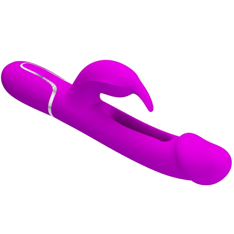 Pretty Love - Dejon Rabbit Vibrator 3-in-1 Multifunctional Fuchsia
