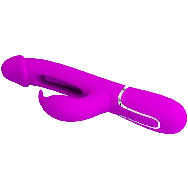 Pretty Love - Dejon Rabbit Vibrator 3-in-1 Multifunctional Fuchsia