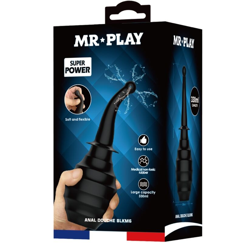 Mr Play - Analdusche Blkm6 Super Power Schwarz