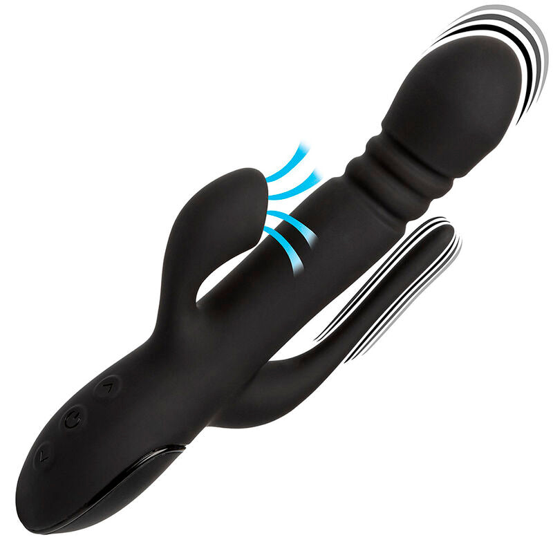 Calexotics - Triple Euphoria Vibrator Black