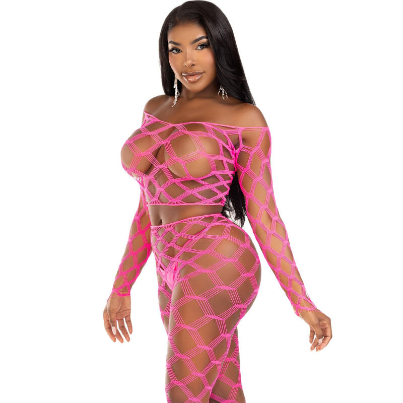 Leg Avenue - Top & Leggins Hardcore Pink