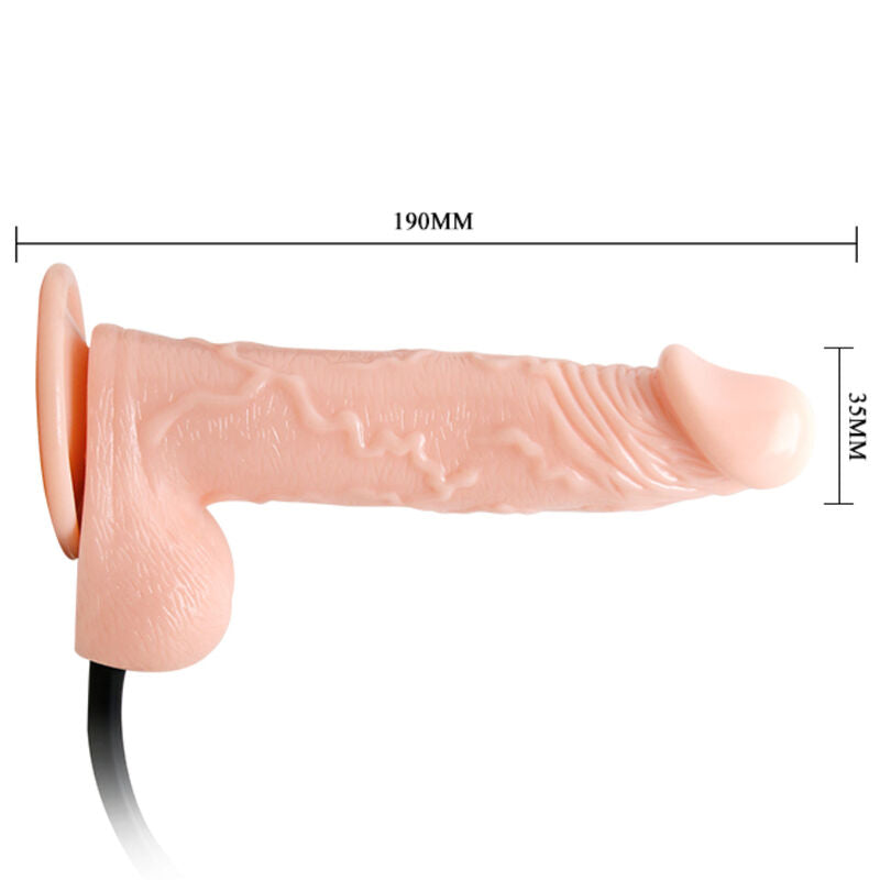 DANCE - REALISTIC INFLATABLE DILDO WITH SUCTION CUPS 15 CM