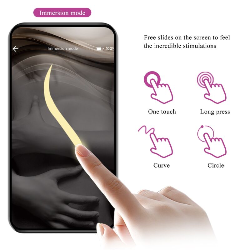 Pretty Love - Nymph Vibrierendes Ei App-Gesteuert Lila