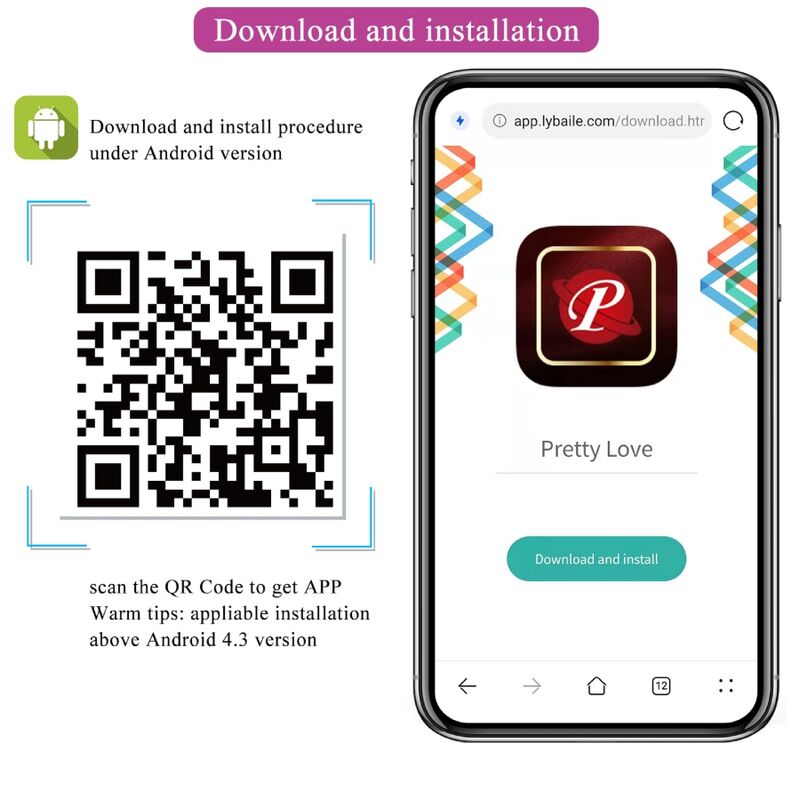 Pretty Love - Baird G-Spot 12 Vibrationen Wiederaufladbar Lila App