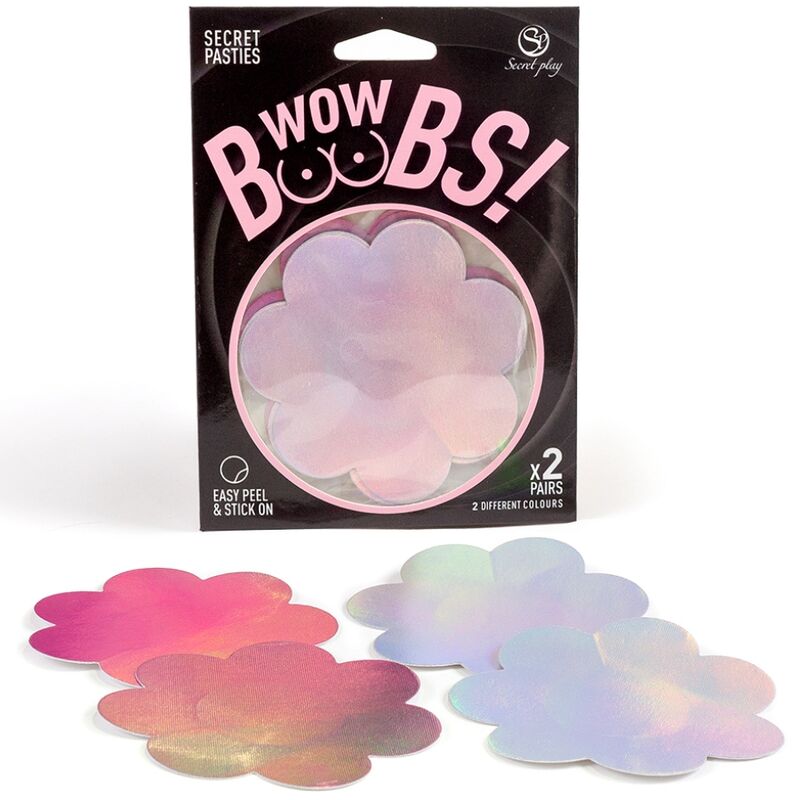Secret Play - Wow Tits! Flower Nipple Covers
