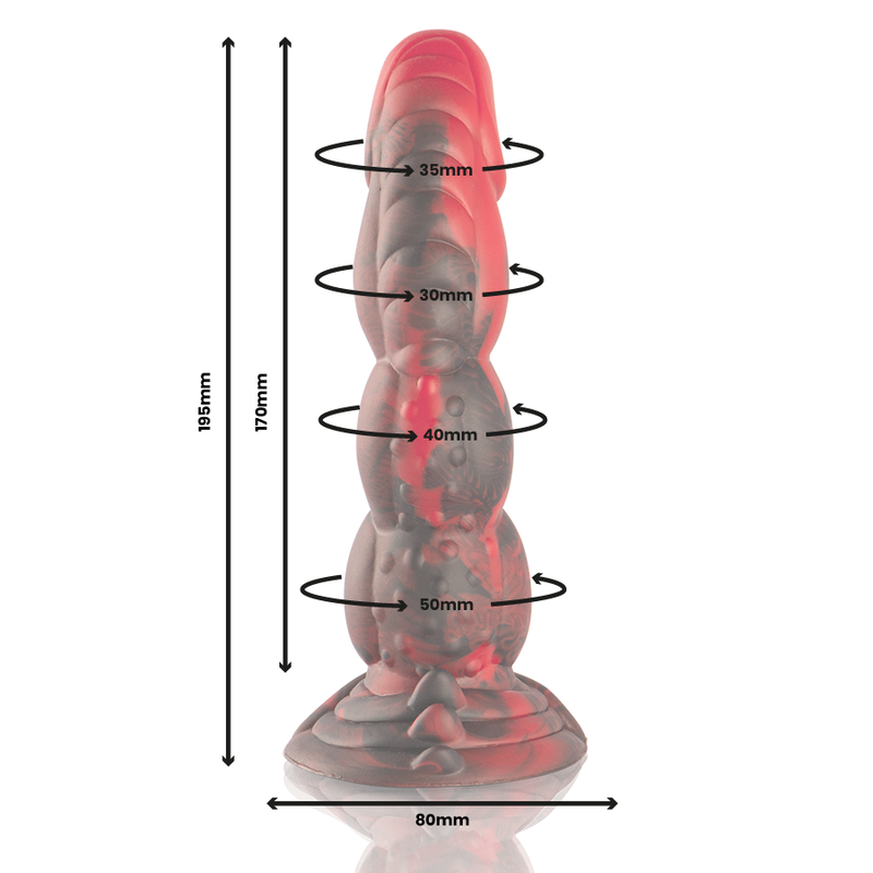 EPIC ARES Dildo mit realistischem Design, detailreiche Textur und hochwertigem Material, für intensive Sinneserfahrungen.