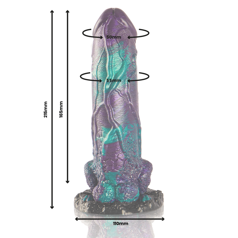Epic - Basilisk Dildo Double Scaly Pleasure, Large Size