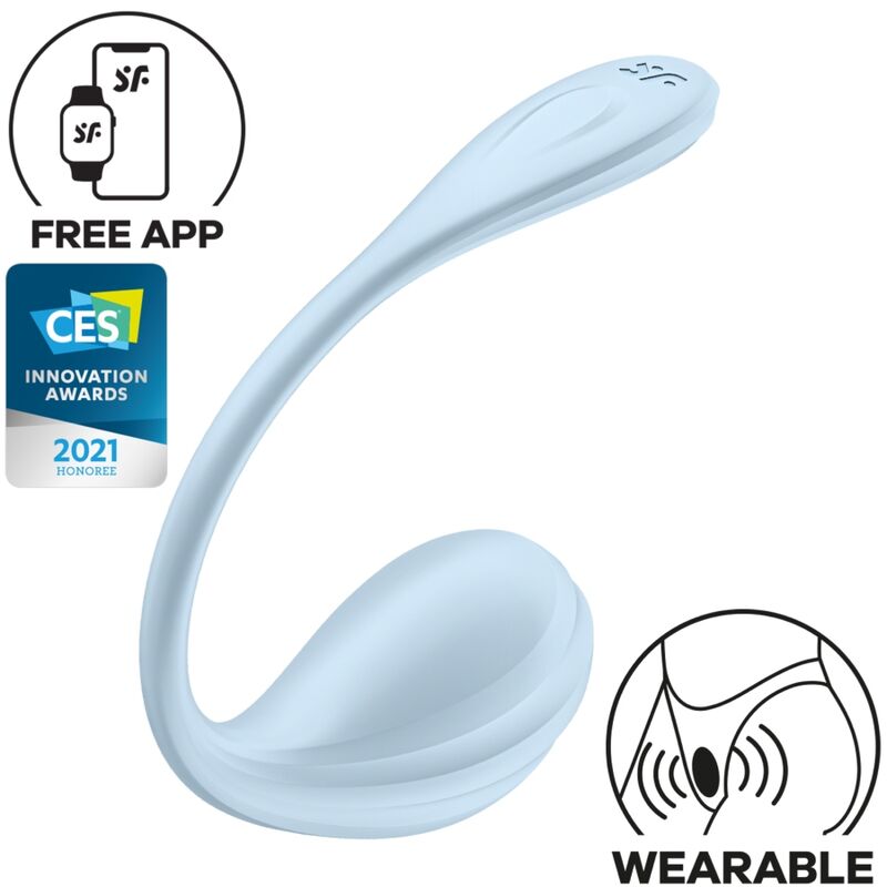 SATISFYER - Smooth Petal G-Point Stimulator Blau