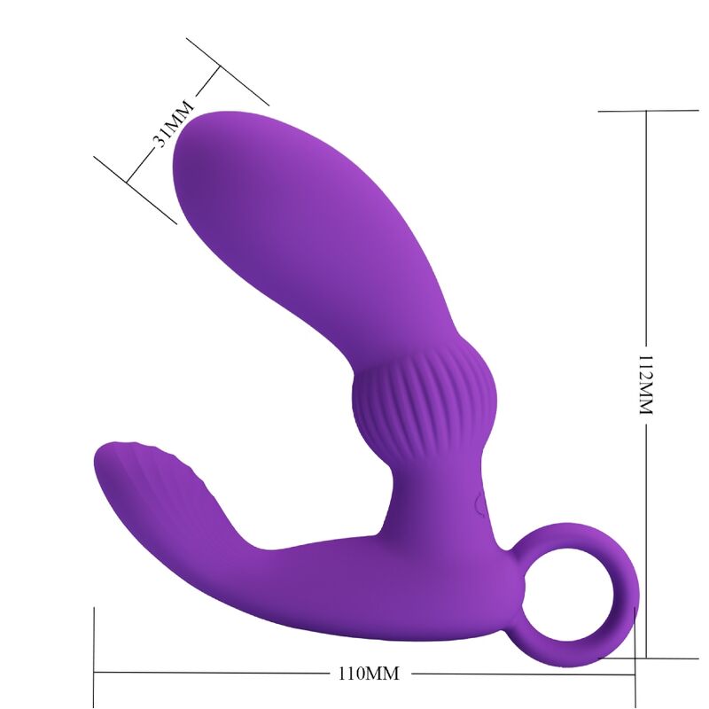 Pretty Love - Cayla Anal Vibrator-Massager Purple