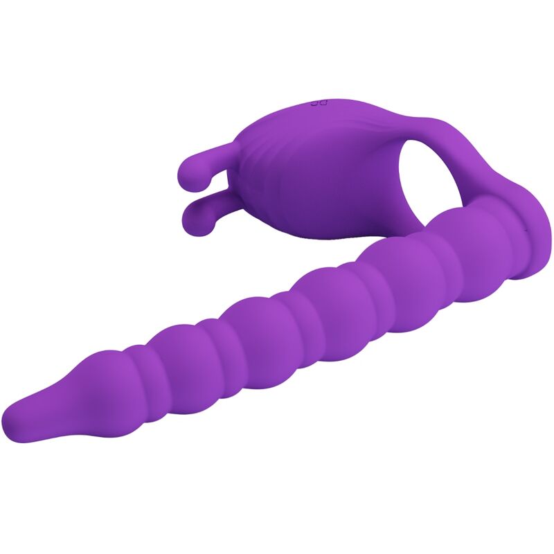 PRETTY LOVE - BlaxLACKNEY PENISRINGE MIT VIBRATOR-PLUG