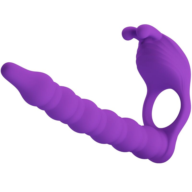 PRETTY LOVE - BlaxLACKNEY PENISRINGE MIT VIBRATOR-PLUG