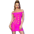 CHILIROSE - CR 4711 FUCHSIA KLEID S/M