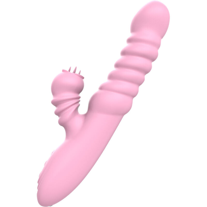 Armony - Multifunktionsvibrator Mit Stimulierender Zunge, Wã„Rmeeffekt, Rosa