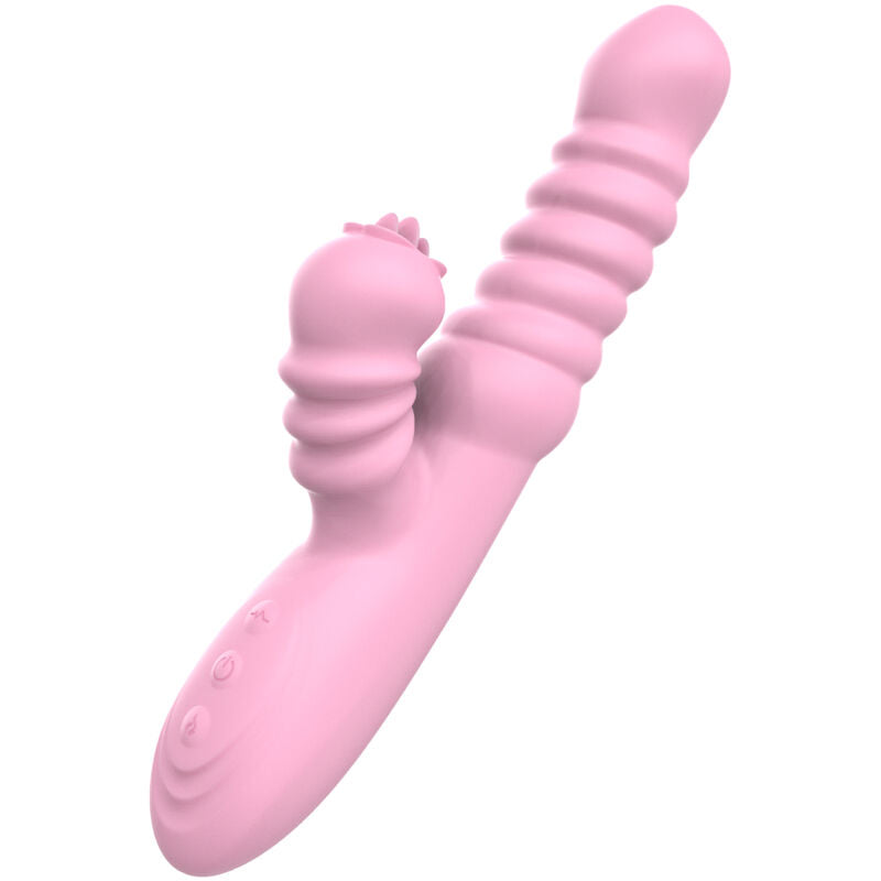 Armony - Multifunktionsvibrator Mit Stimulierender Zunge, Wã„Rmeeffekt, Rosa