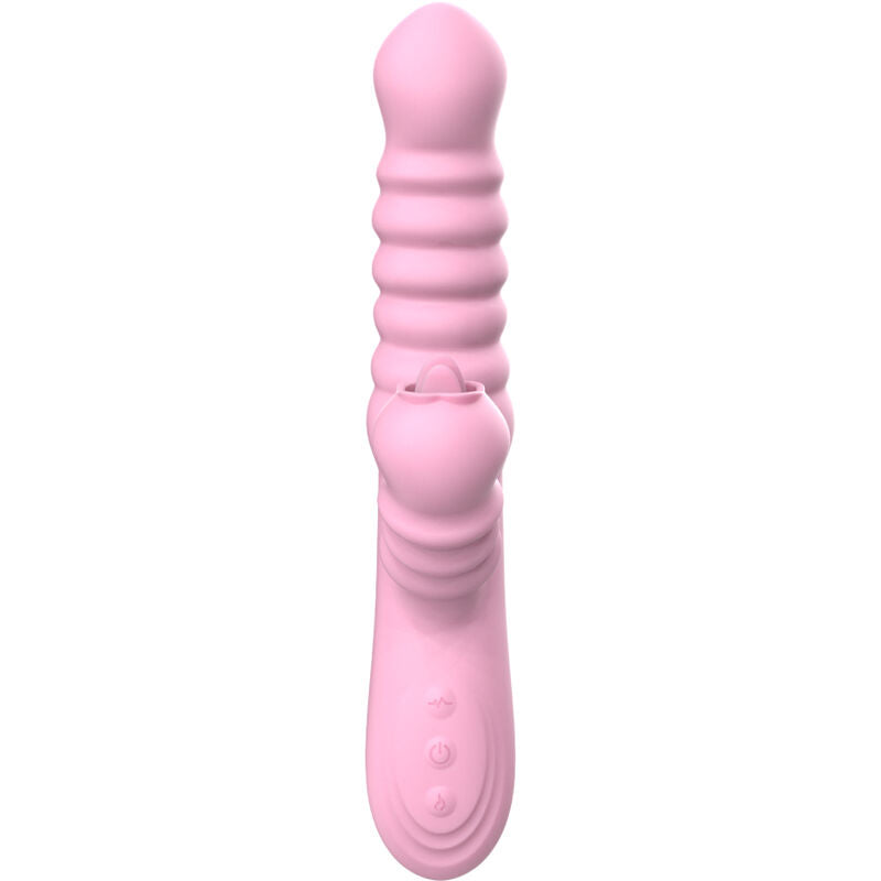 Armony - Multifunktionsvibrator Mit Stimulierender Zunge, Wã„Rmeeffekt, Rosa