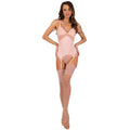 Livco Corsetti Fashion - Persinne Peach Set Korset + Hã–Schen + Strãœmpfe