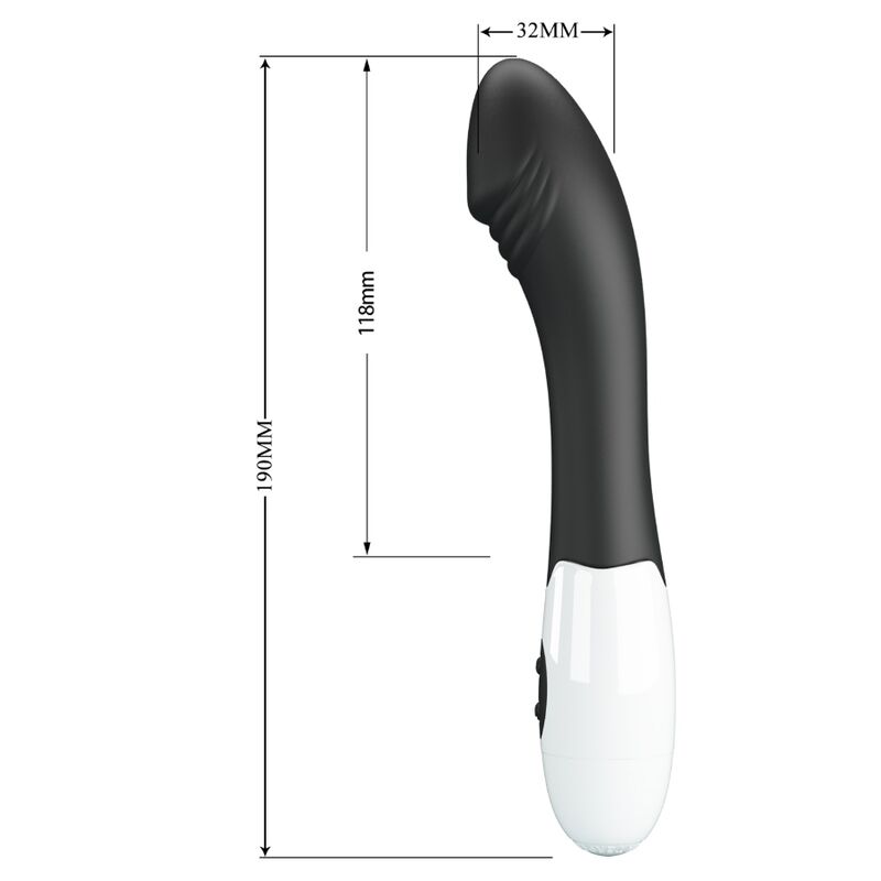 Pretty Love - Elemental G-Spot Vibrator 30 Modi Schwarz