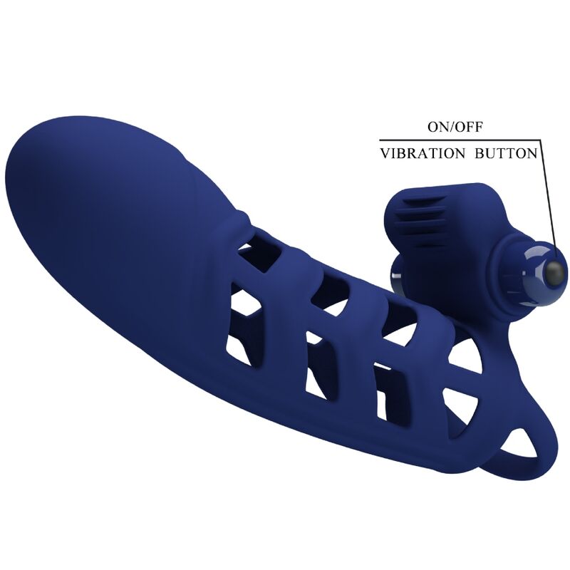 Pretty Love - Altaf Vibratorring Mit Silikonhãœlle Blau