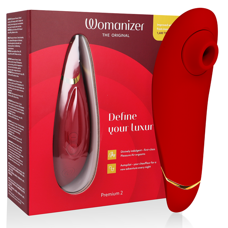 Womanizer - Premium 2 Klitoralstimulator Bordeaux